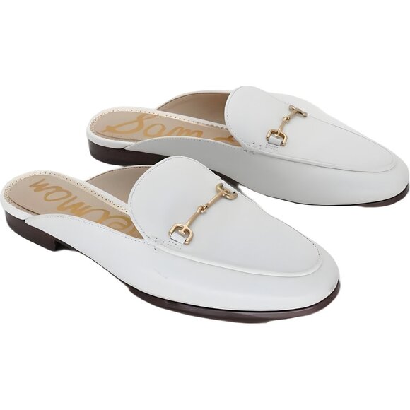 Sam Edelman Women's White Linnie Bit Mules Size 7.5 M - Fast Shipping - Picture 4 of 6